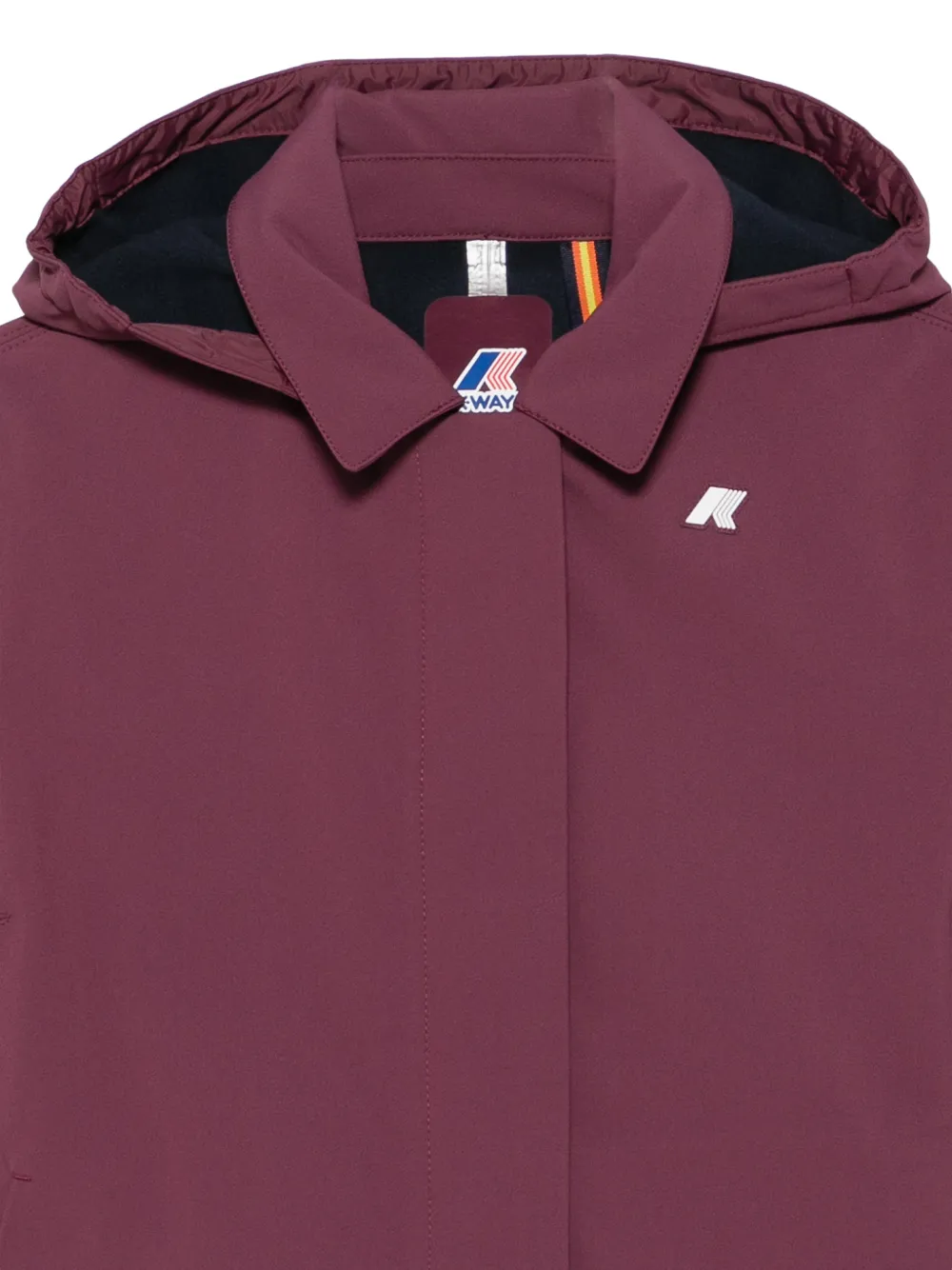 K-Way Jas met logoprint Rood