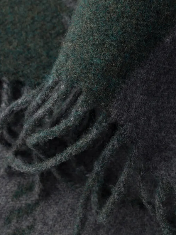 Prada Wool jacquard-logo Scarf | グレー | FARFETCH JP