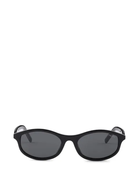 Prada sunglasses with the iconic metal plaque