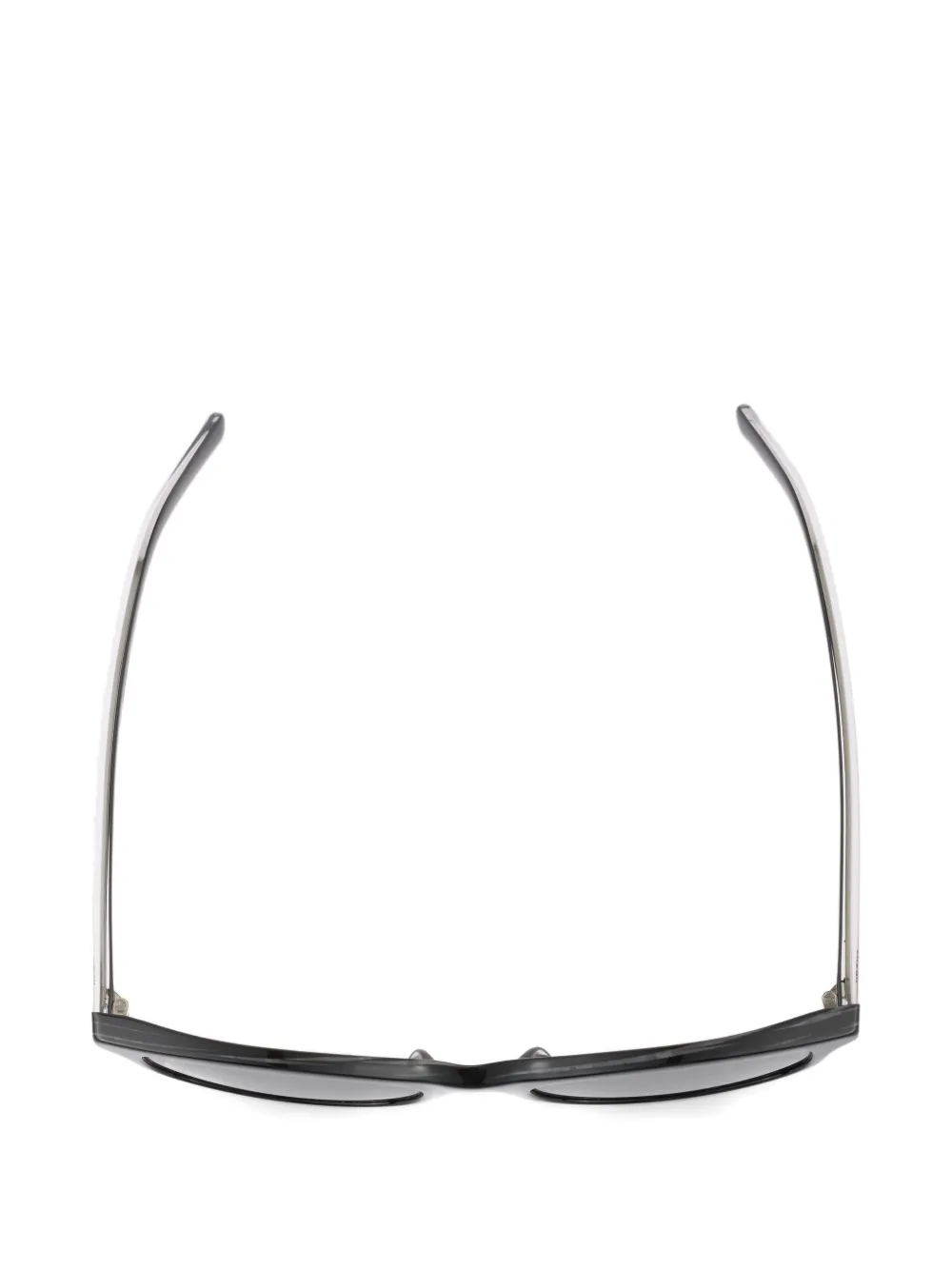 Prada Eyewear Zonnebril met iconisch metalen plakkaat Zwart