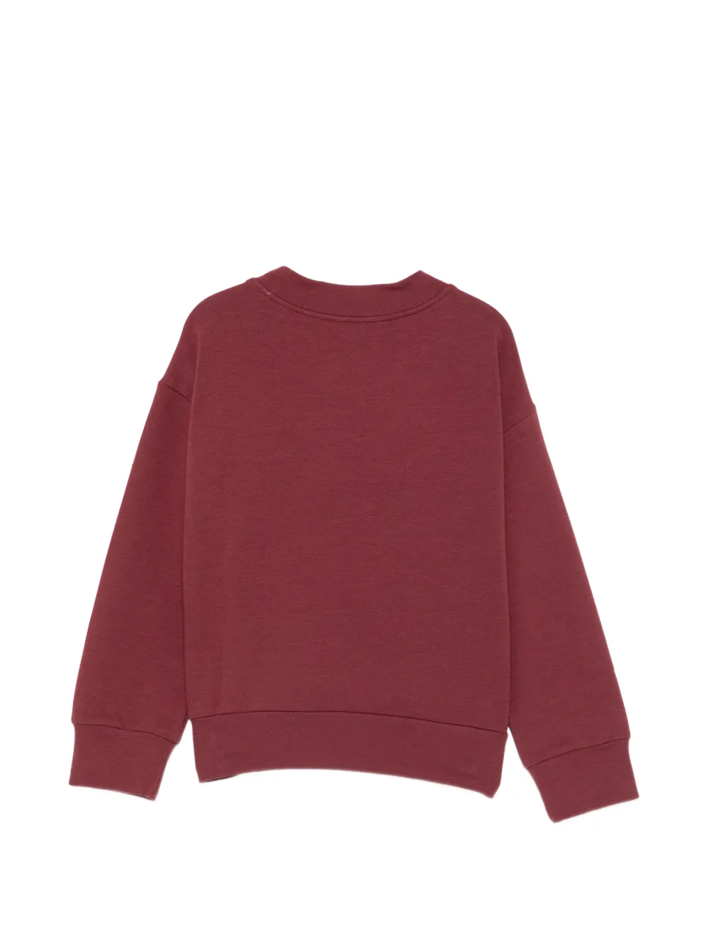 Il Gufo sequin-embellished star-motif sweatshirt Rood