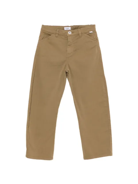 Il Gufo pantalones rectos de algodón
