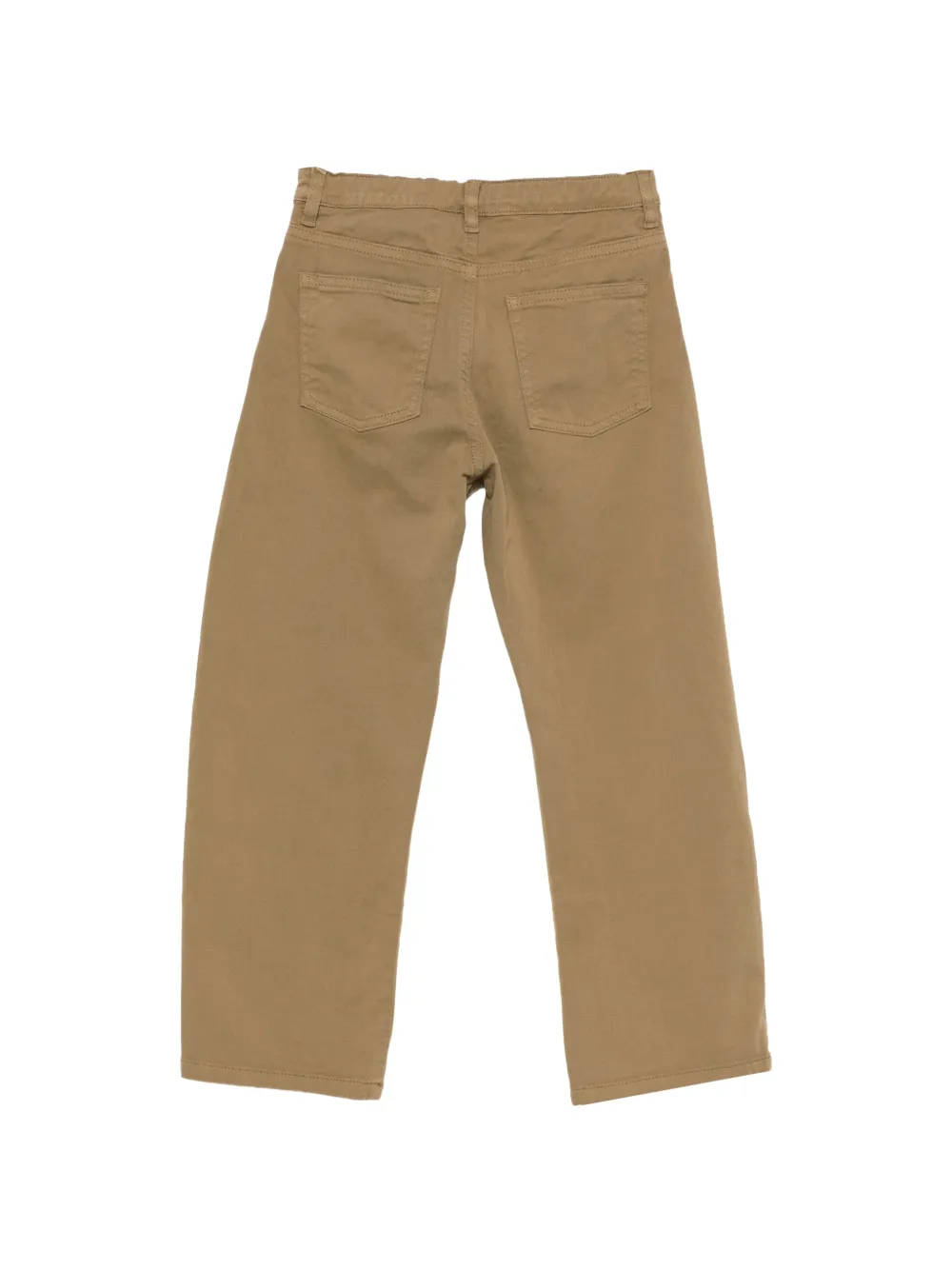 Il Gufo straight-leg cotton trousers Groen