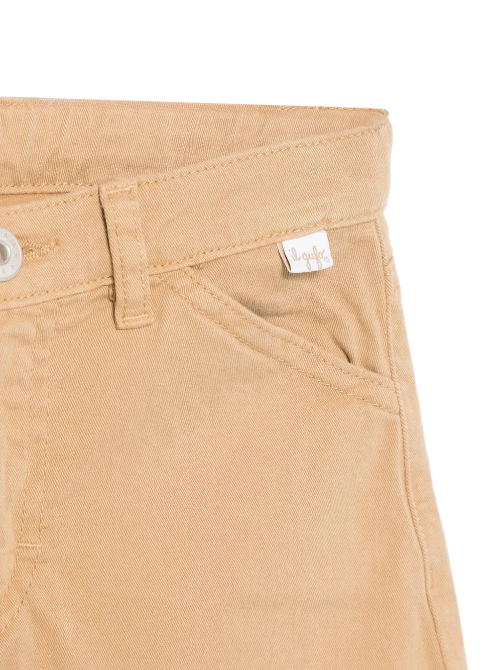 Il Gufo straight-leg cotton trousers Beige