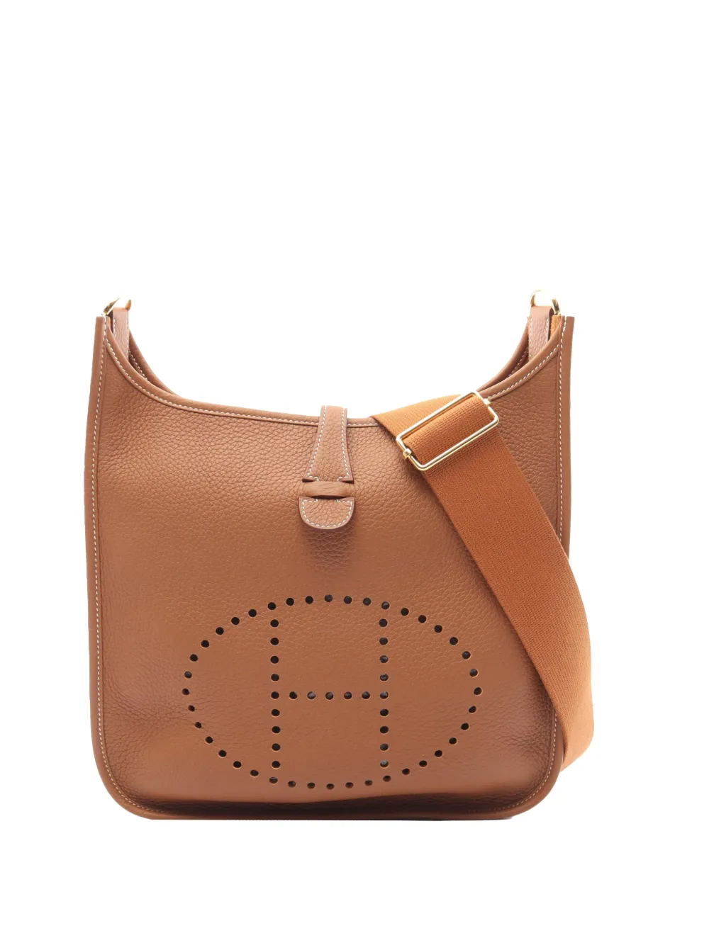 Hermès Pre-Owned 2025 Clemence Evelyne III PM crossbody bag - Braun