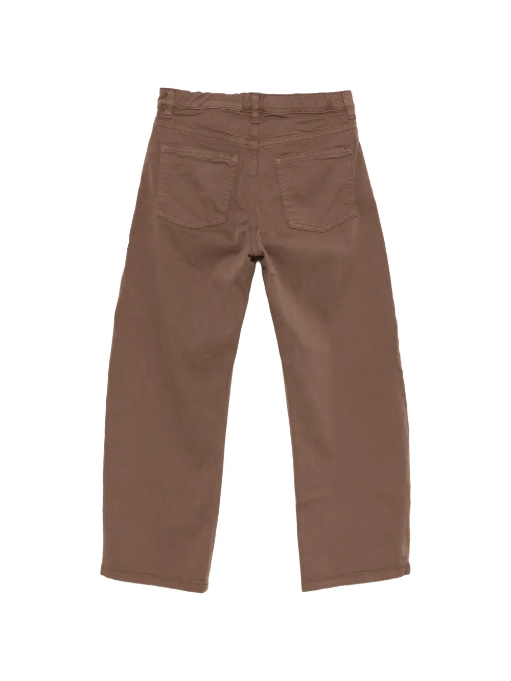 Il Gufo straight-leg cotton trousers Bruin