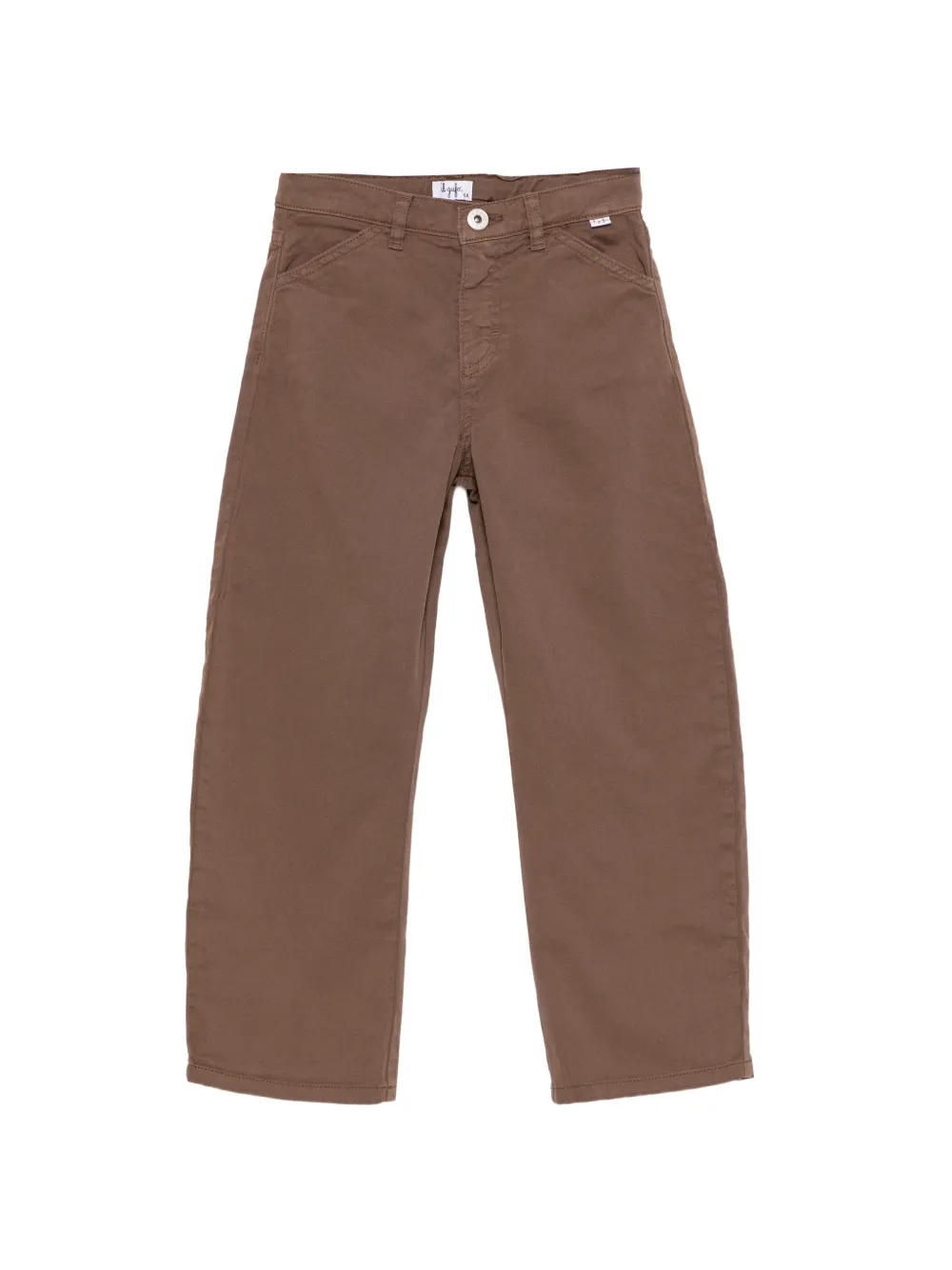 Il Gufo straight-leg cotton trousers Bruin