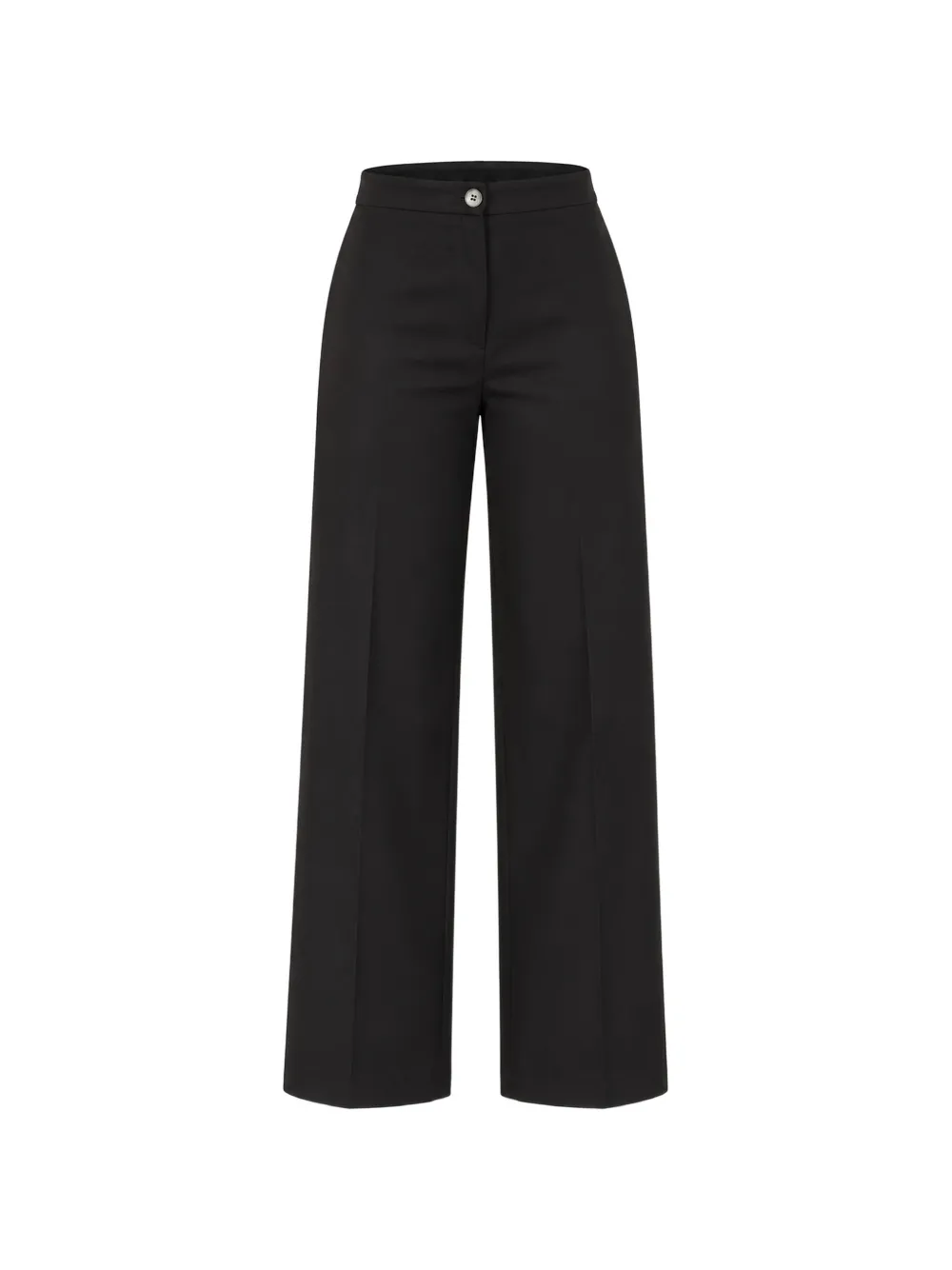 VICOLO pantalon ample à plis marqués - Noir