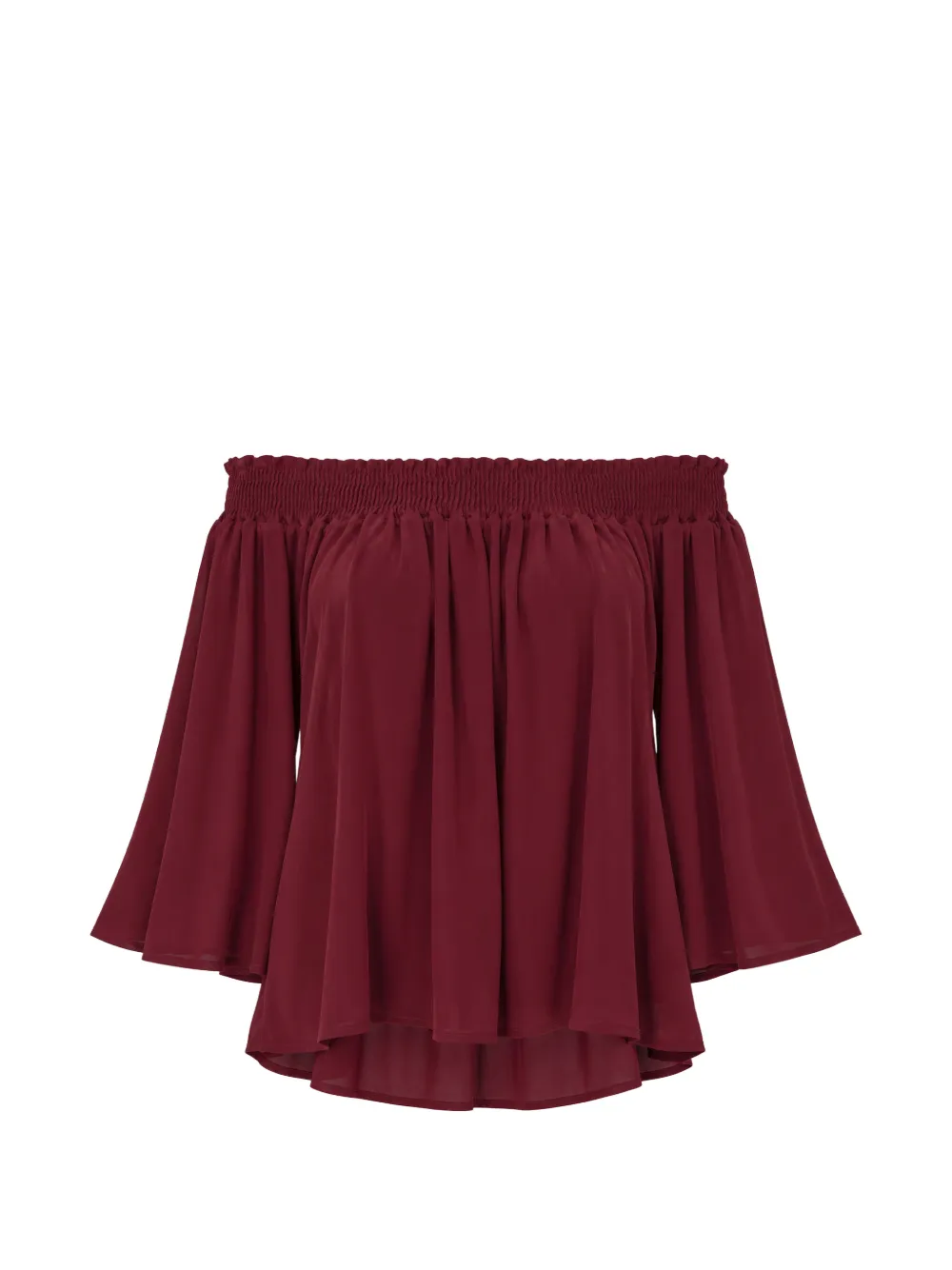 kaos Off-shoulder blouse Rood