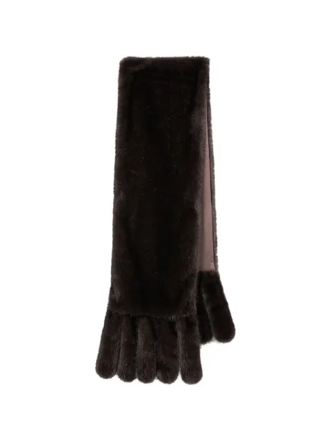 Luisa Cerano faux-fur fringed scarf