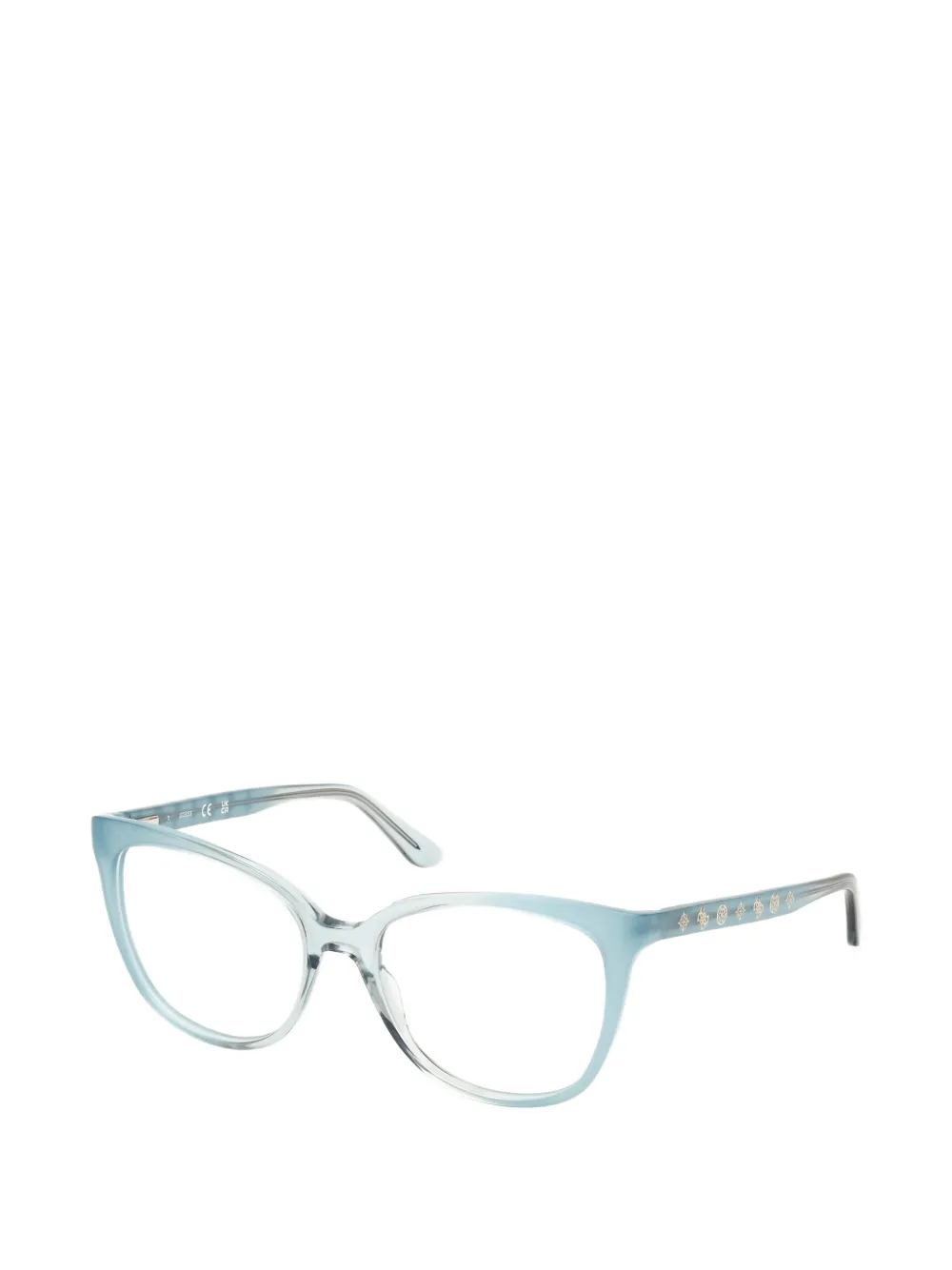 GUESS EYEWEAR Bril met cat-eye montuur Blauw
