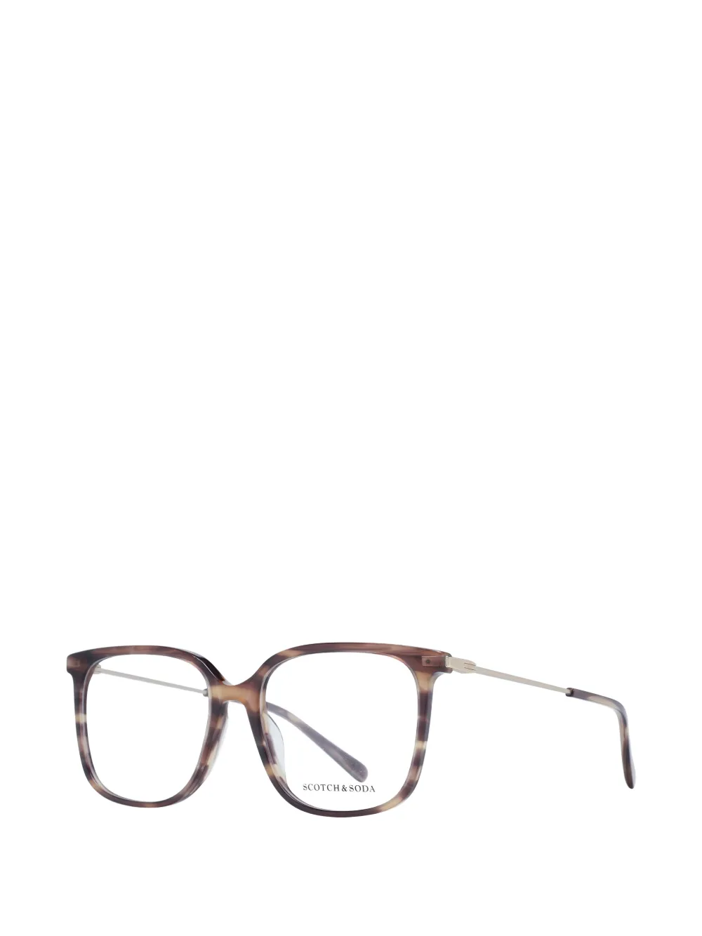 Scotch & Soda Bril met vierkant montuur Bruin
