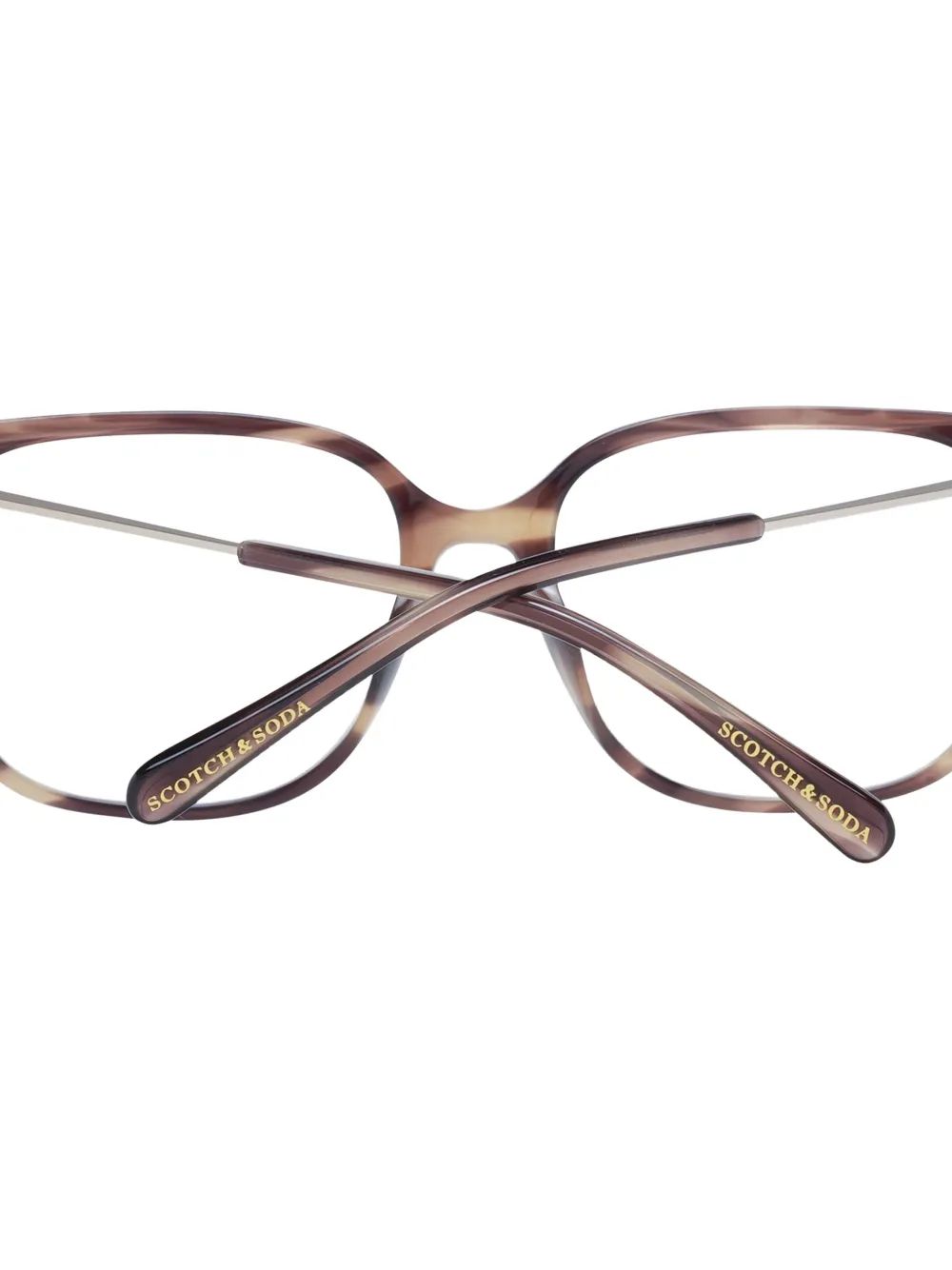 Scotch & Soda Bril met vierkant montuur Bruin