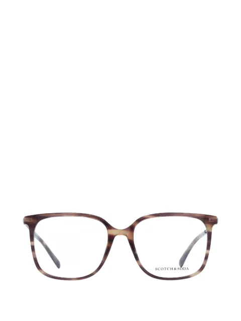 Scotch & Soda tortoiseshell-effect square-frame glasses