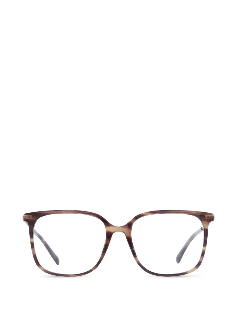 Scotch & Soda tortoiseshell-effect square-frame glasses - Marrone