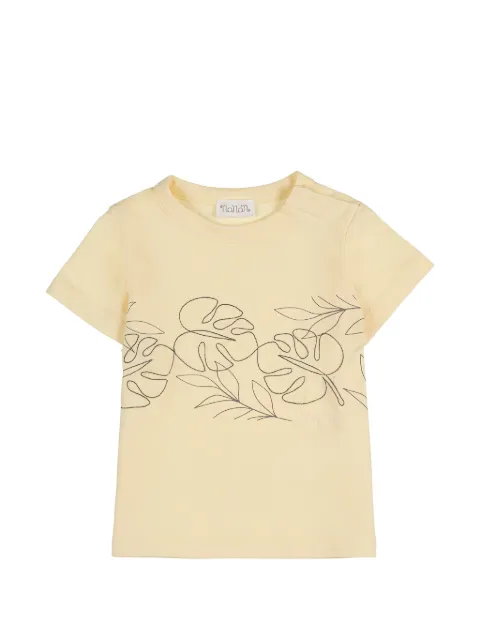 NANAN leaf-print T-shirt