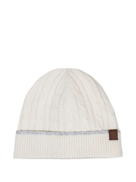 Eleventy bonnet torsadé en cachemire