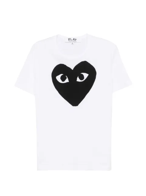 Comme Des Garçons t-shirt à imprimé cœur