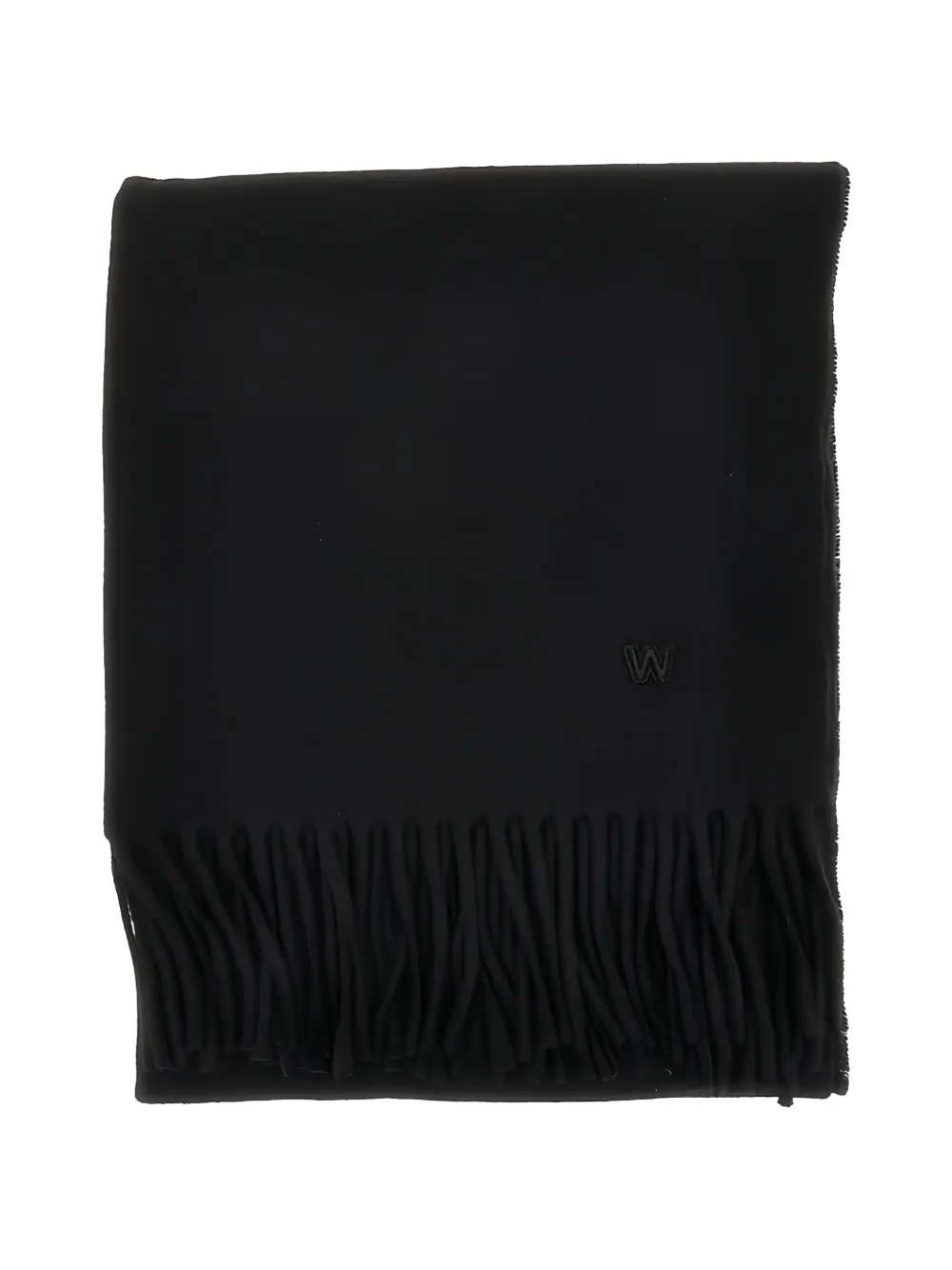 Weekend Max Mara Schal mit Logo-Stickerei - Schwarz