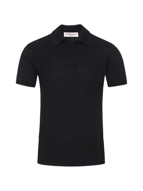 Orlebar Brown playera tipo polo tejida Horton
