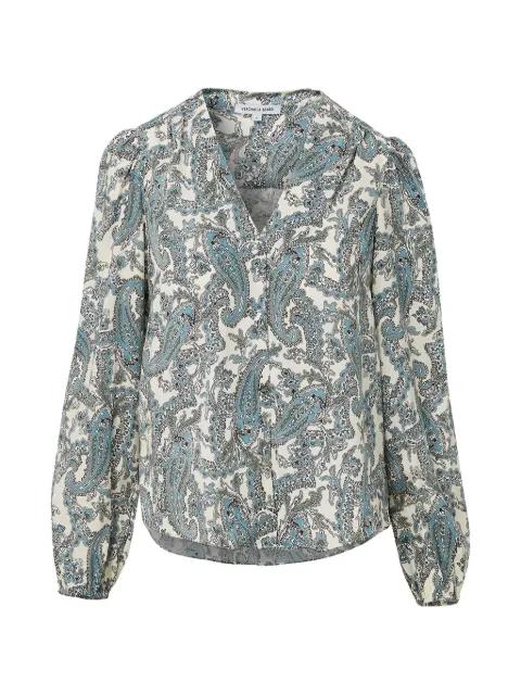 Veronica Beard Farah paisley-print blouse