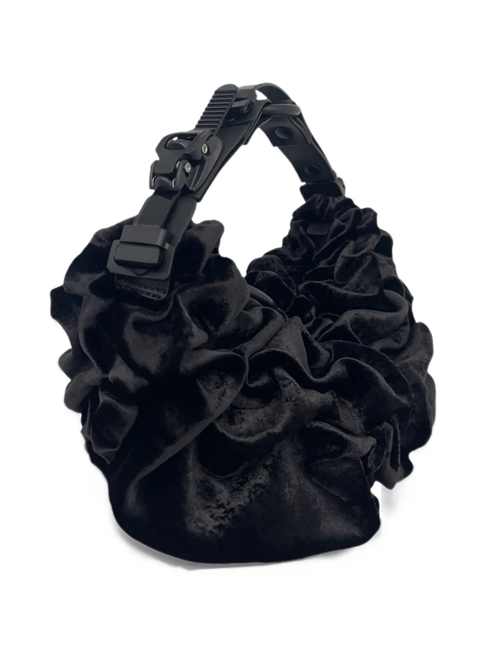 Innerraum ruched buckle-strap tote bag Zwart