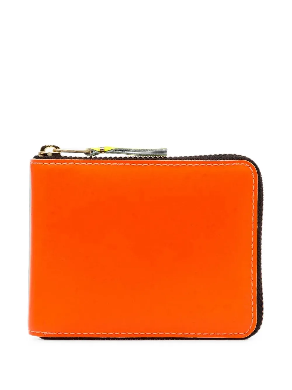 Comme Des Garçons Wallet zip-around leather wallet - Arancione