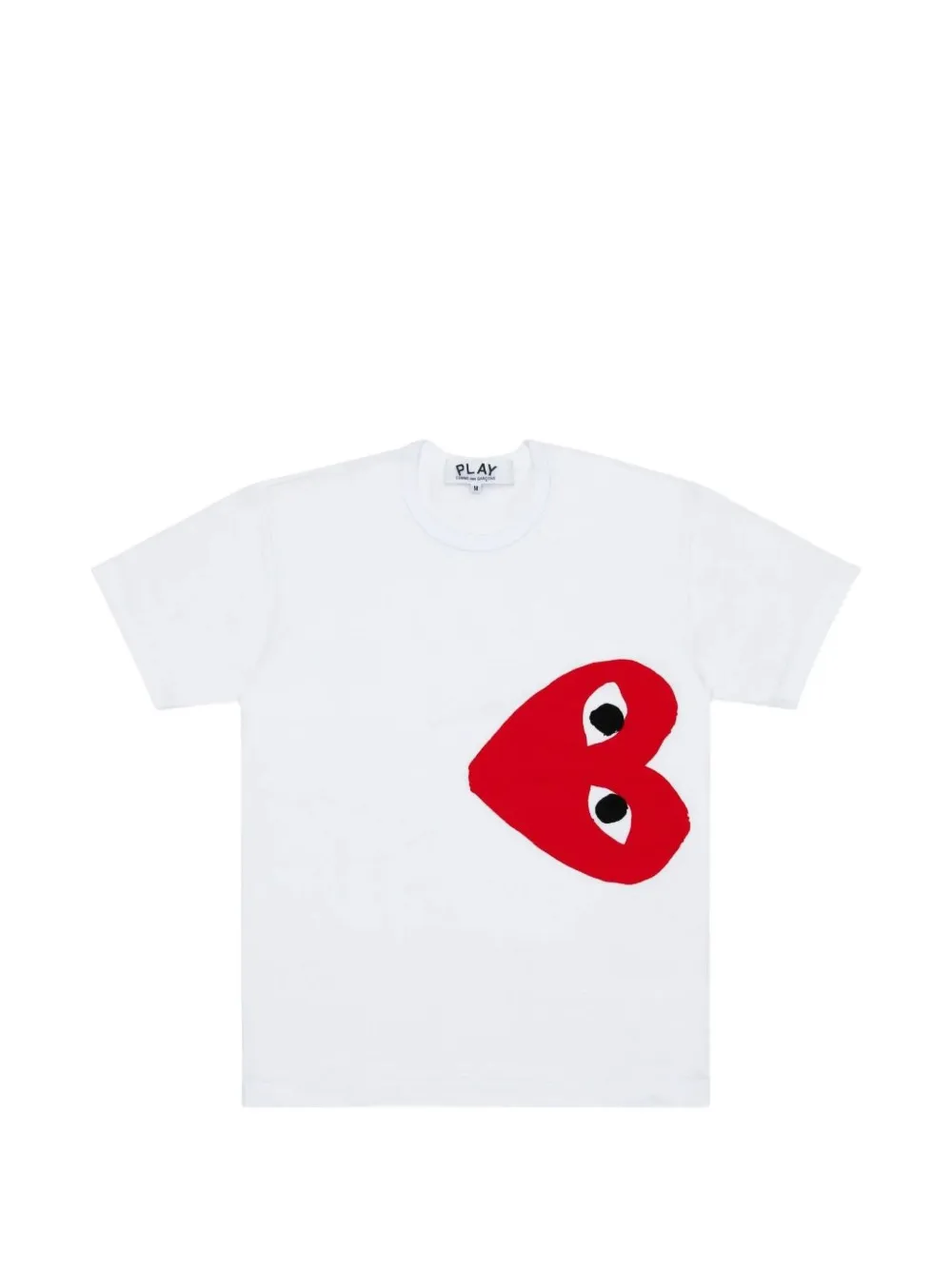 Comme Des Garçons Play heart-print T-shirt - Bianco