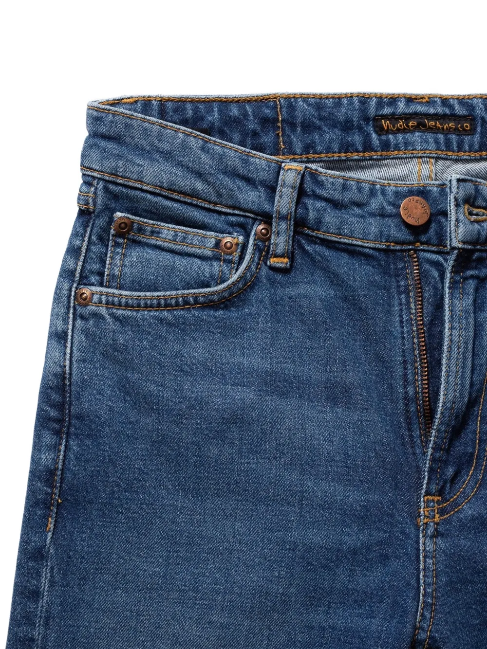 Nudie Jeans Mellow Mae jeans Blauw