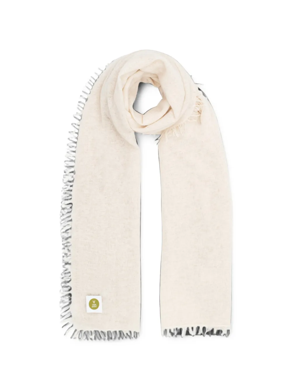 V VON GOAT frayed-edge scarf