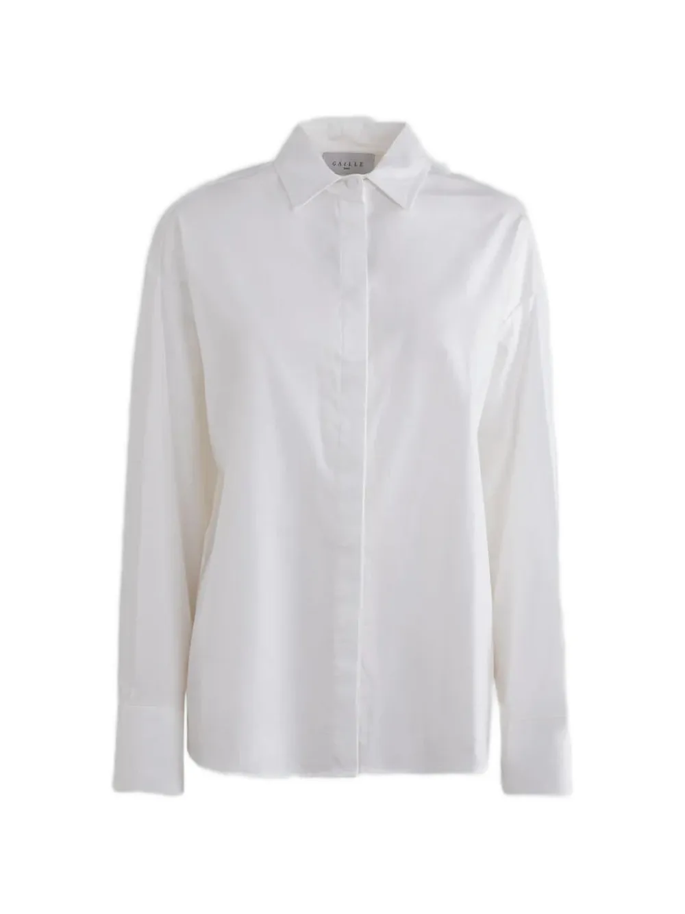 Gaëlle Paris rhinestone-logo shirt