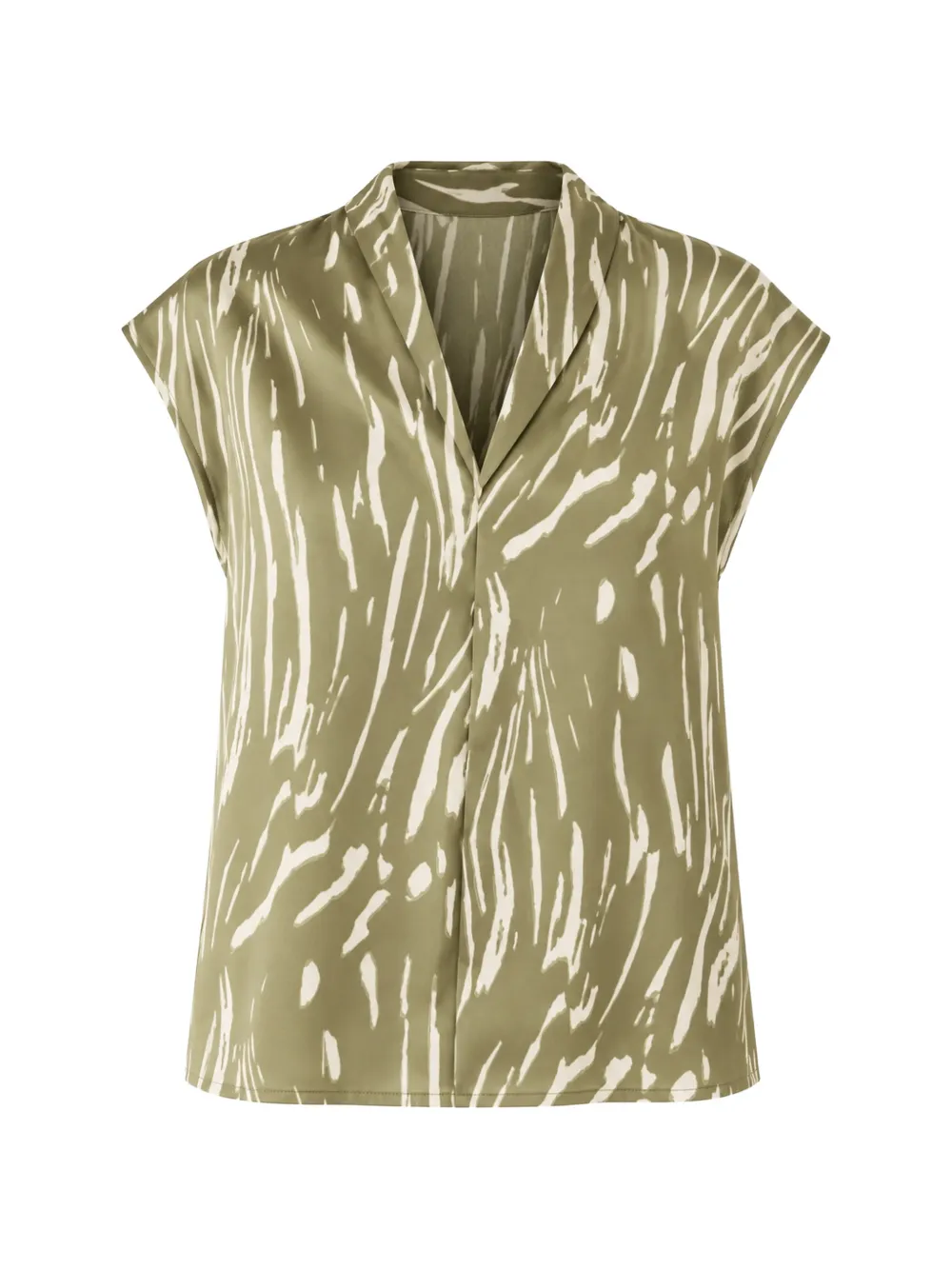 Pennyblack abstract-print sleeveless blouse - Verde