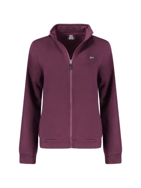 Norwegian Rain zip-up cotton sweatshirt