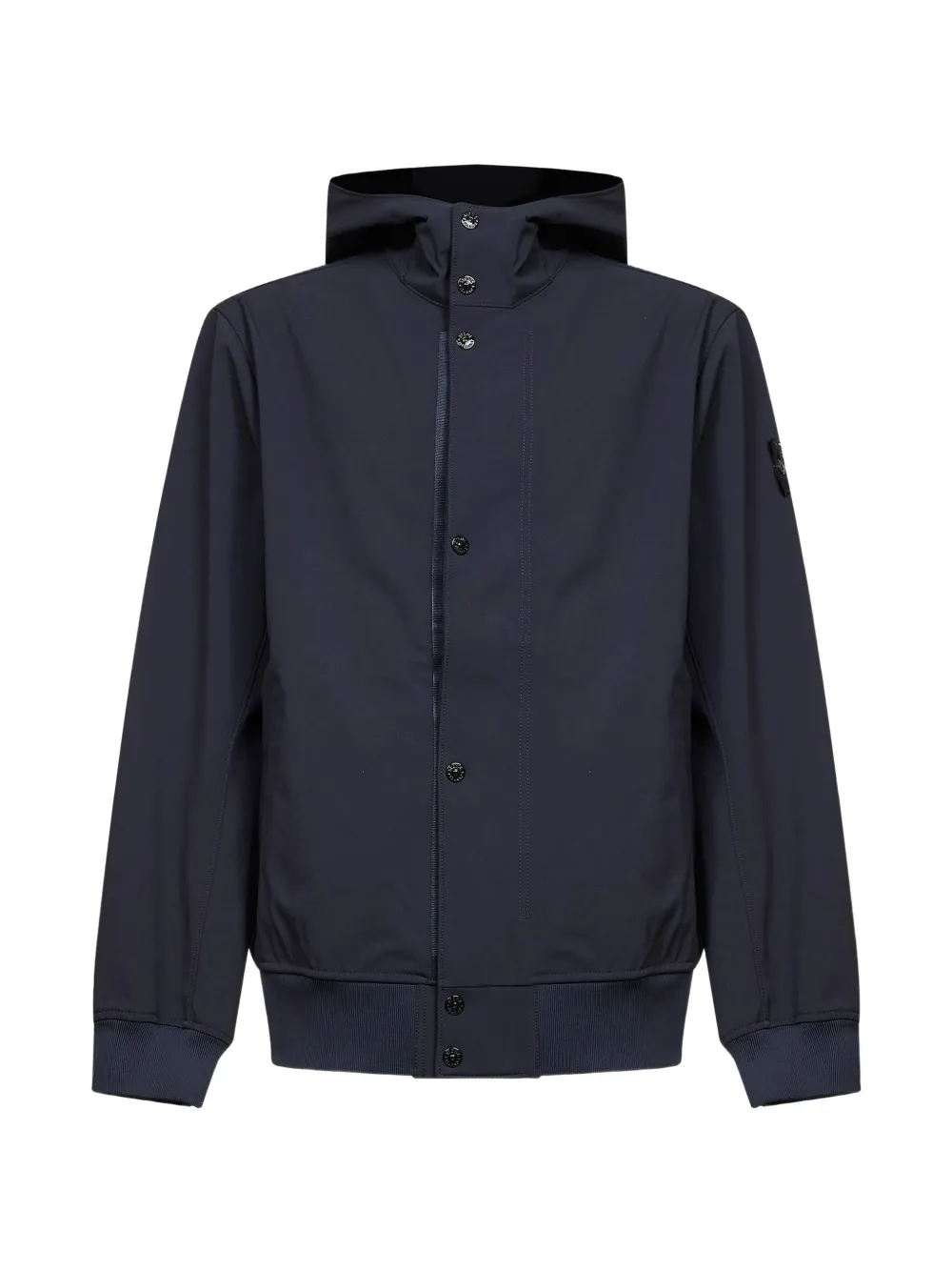 Stone Island 4100118 light soft shell-R e.dye technology in recycled polyester jacket Blauw