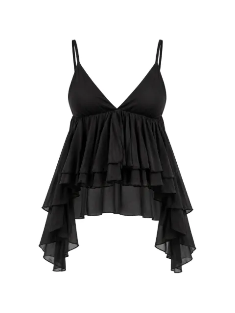 kaos ruffled tiered top
