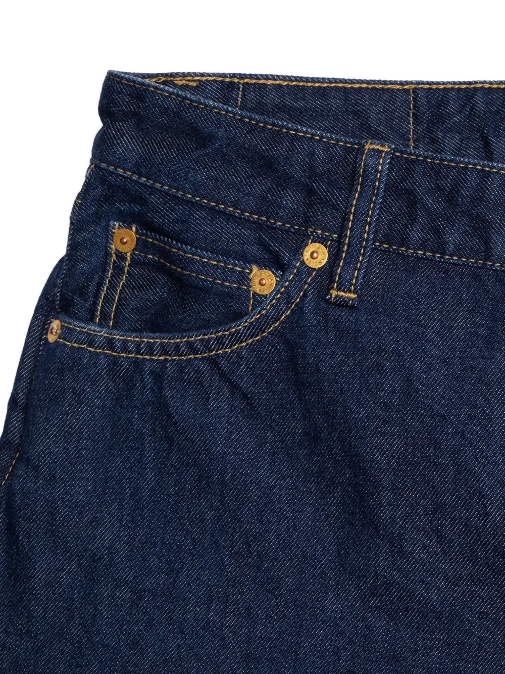 Nudie Jeans Wide Heidi low-waist jeans met wijde pijpen Blauw