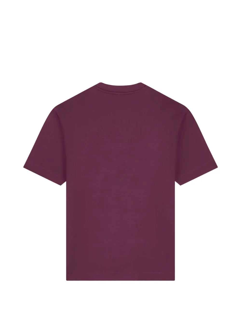 Emporio Armani T-shirt met Eagle-patch Paars