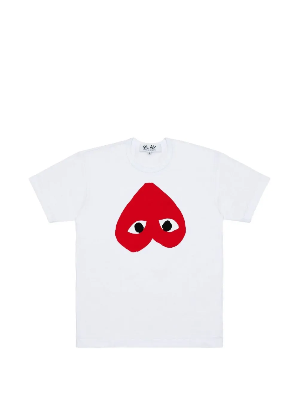 Comme Des Garçons Play Heart print T-shirt - Bianco