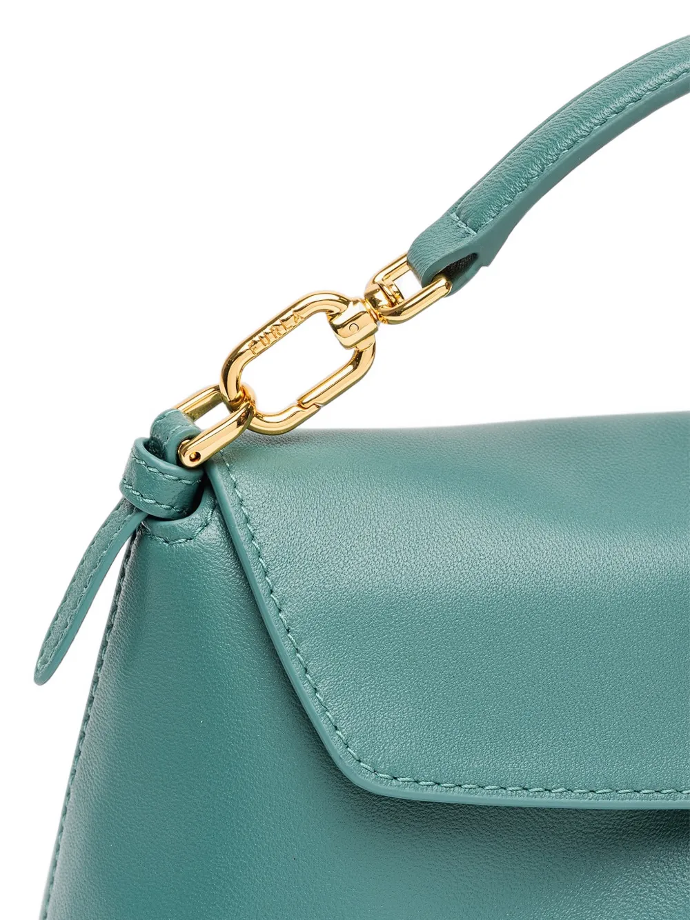 Furla Sfera leren schoudertas Groen