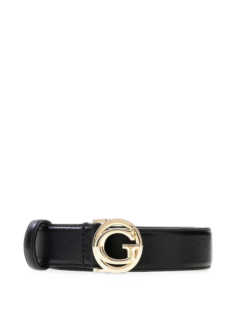 GUESS USA Cintura Cirene G con placca logo - Nero