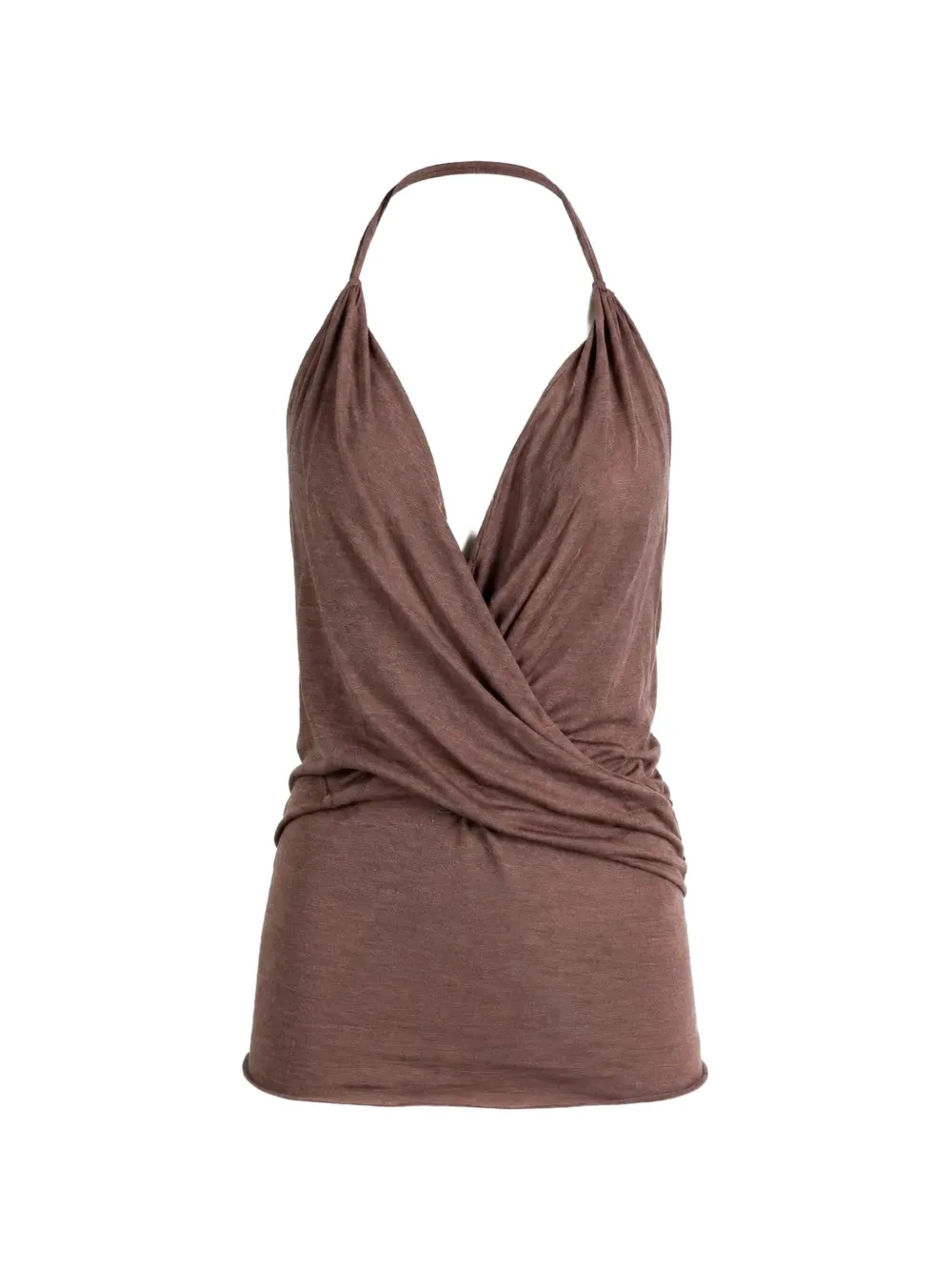 Rick Owens crossover-strap halterneck top