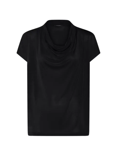 Bruuns Bazaar KatkaBBGinae draped-neck short-sleeve blouse