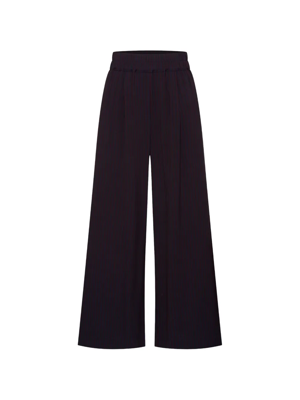 BY FAR Benji striped trousers Rood
