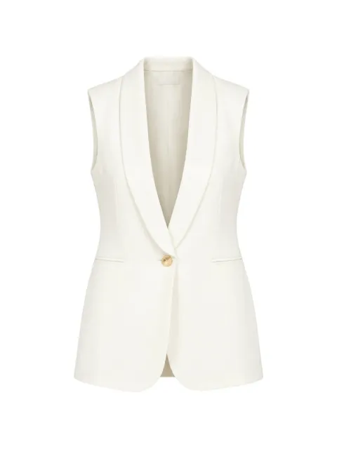 VICOLO shawl-lapel single-breasted gilet