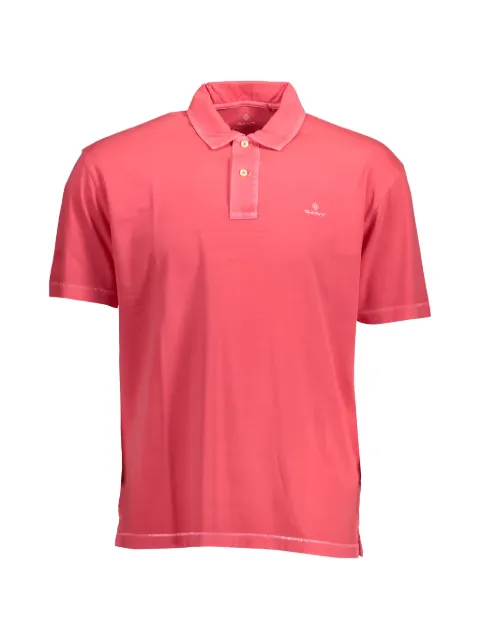 Gant logo-embroidered short-sleeve polo shirt