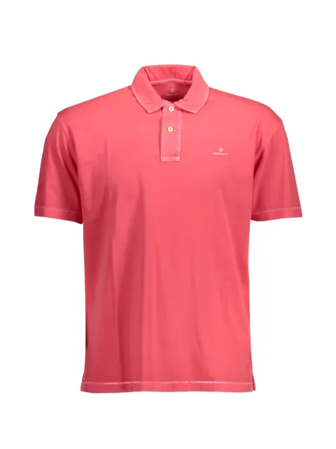 Gant logo-embroidered short-sleeve polo shirt