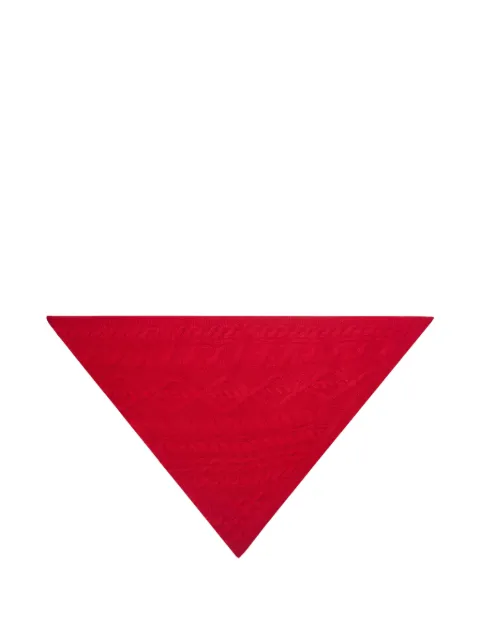 BOMPARD Sacha cable-knit triangle scarf