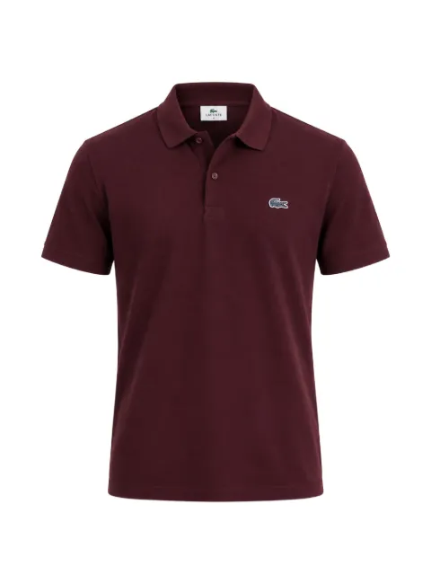 Lacoste logo-patch piqué polo shirt