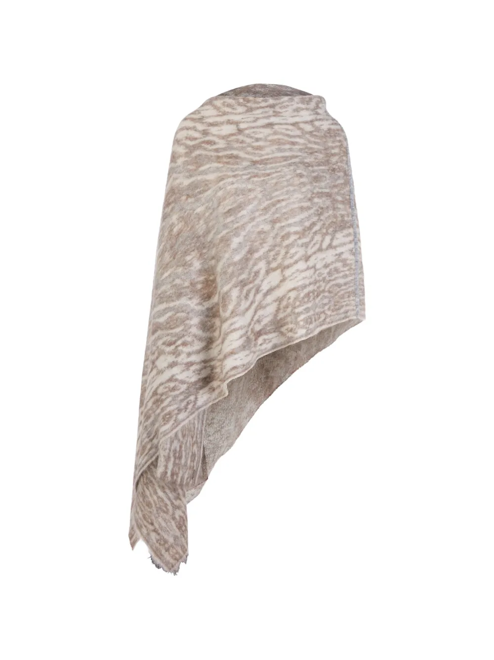 MARCCAIN animal-pattern knitted scarf