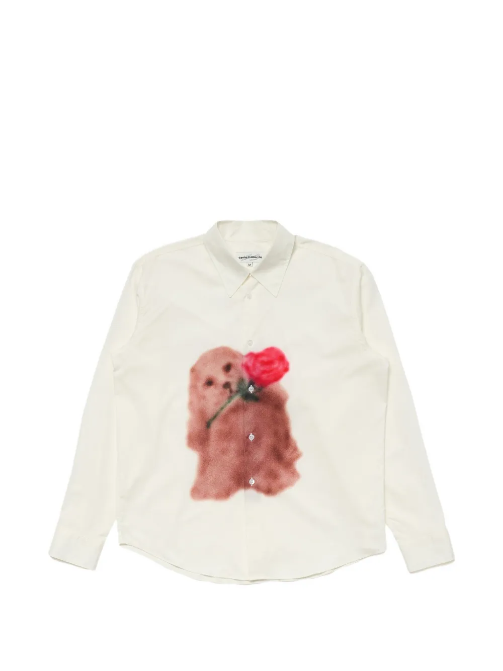 CARNE BOLLENTE Bonjour Loverboy graphic-print shirt - Blanc